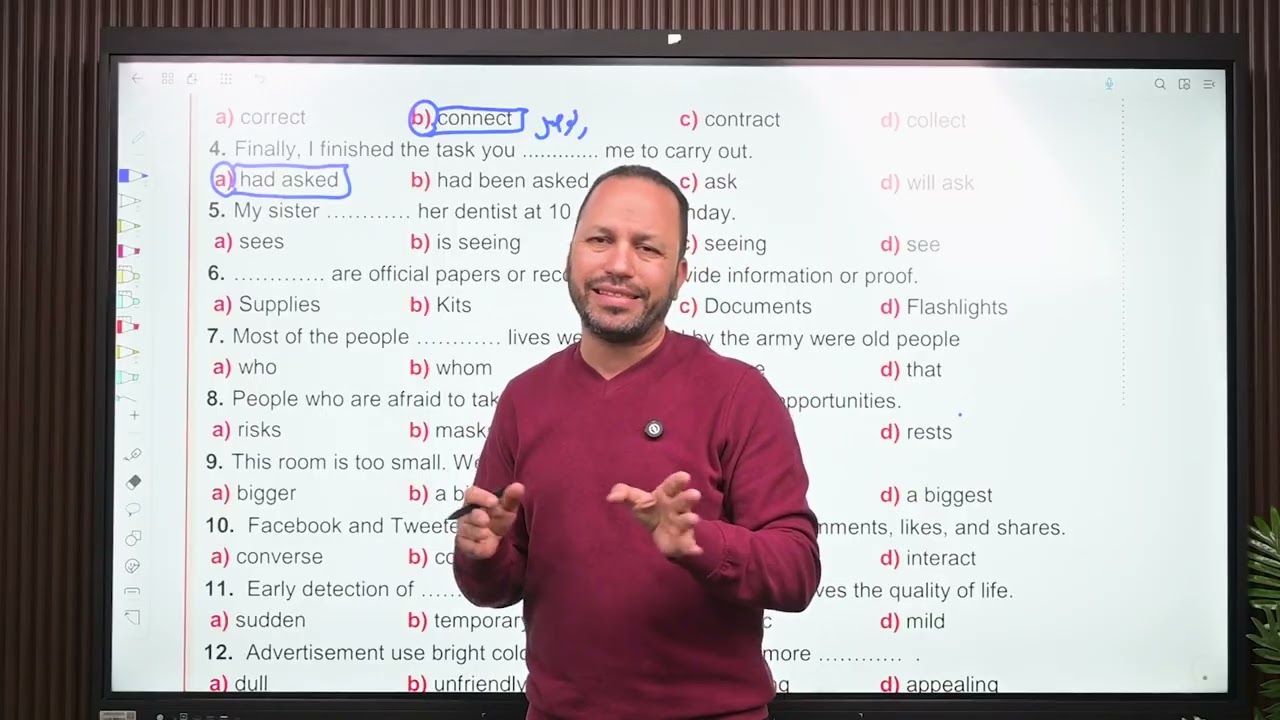 حل امتحانات مهمة في اللغة الانجليزية - تانية ثانوي 2026