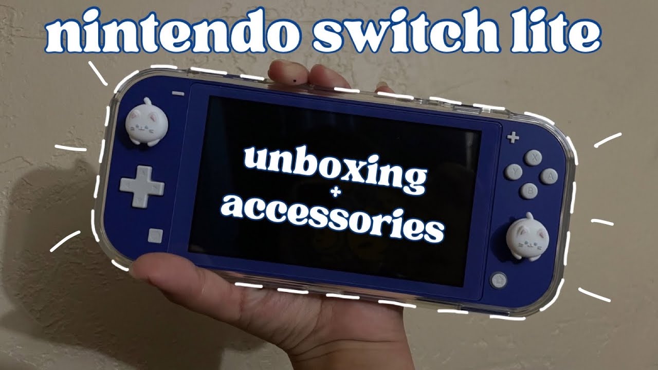 Nintendo switch lite unboxing | blue 💙|