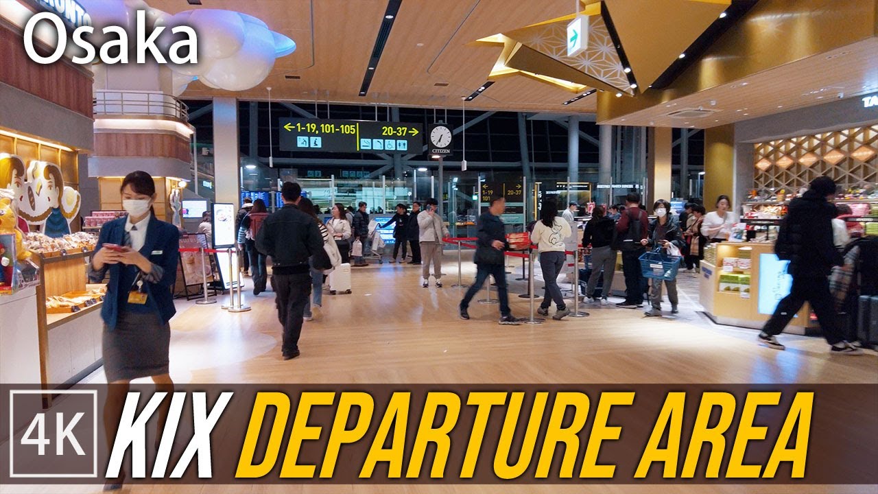 Kansai Airport(KIX) Terminal 1 - international departure area - duty free area (2024.3.10) / 4k