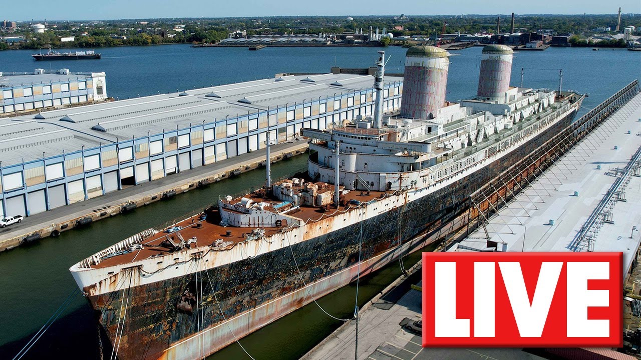Historic SS United States moves from Philly dock