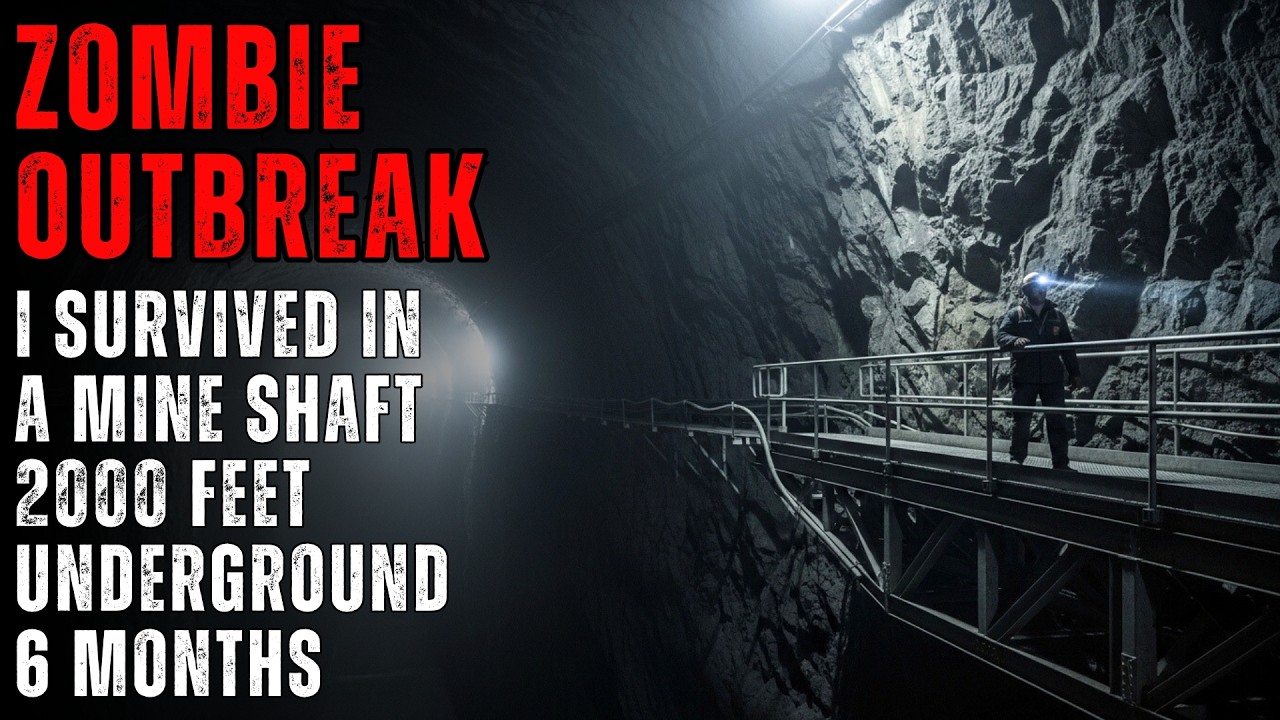 ZOMBIE OUTBREAK: I Survived in a Mine Shaft 2000 Feet Underground 6 Months | Creepypasta