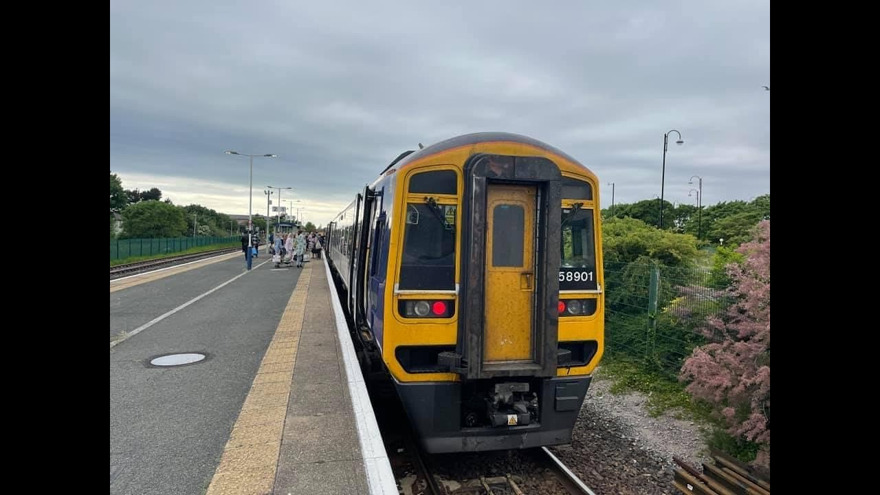 Northern 158 Trains - Morecambe to Leeds Rail Ride