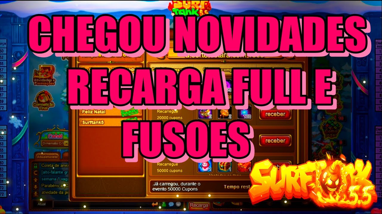 SURFTANK 5.5 || CHEGOU NOVIDADES NO SERVIDOR, RECARGA FULL E FUSOES