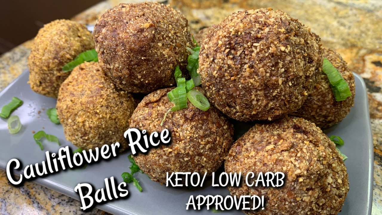 Cauliflower Rice Balls