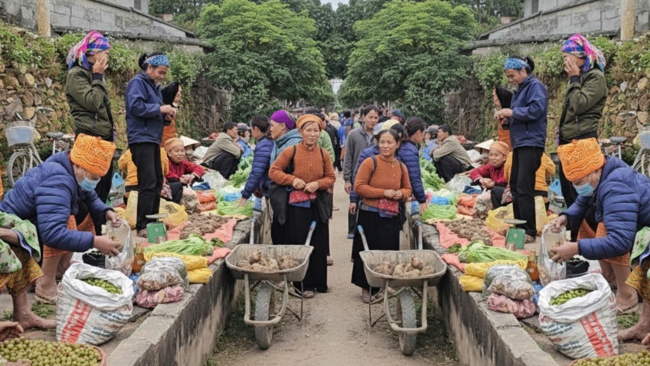 Life at Vietnam’s Tet Markets Traditional Morning Markets and Friendly Locals I Unique Market TV
