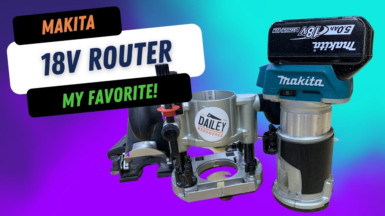 Мой любимый фрезер — Makita 18v Palm Router