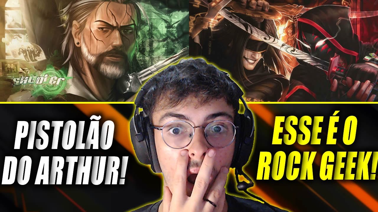 (ENTENDI MUITO MAIS!) REACT 2 em 1 - SHOOTER e SHINY - Arthur Cevero e Joui vs Gal(Ordem Paranormal)