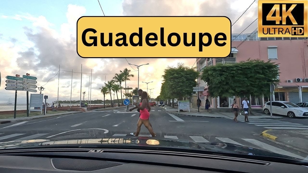 Driving to Sainte-Anne, Guadeloupe