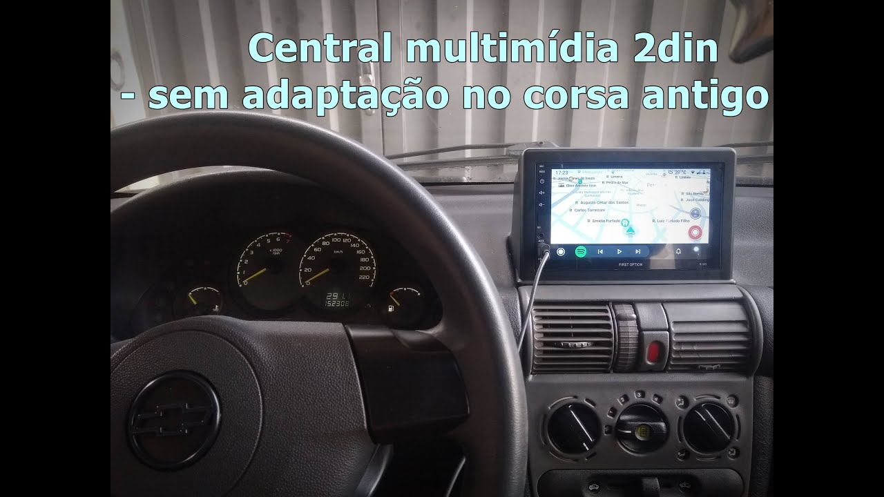 👍🏾🤩Central multimídia 2din - sem adaptação no corsa antigo👍🏾🤩
