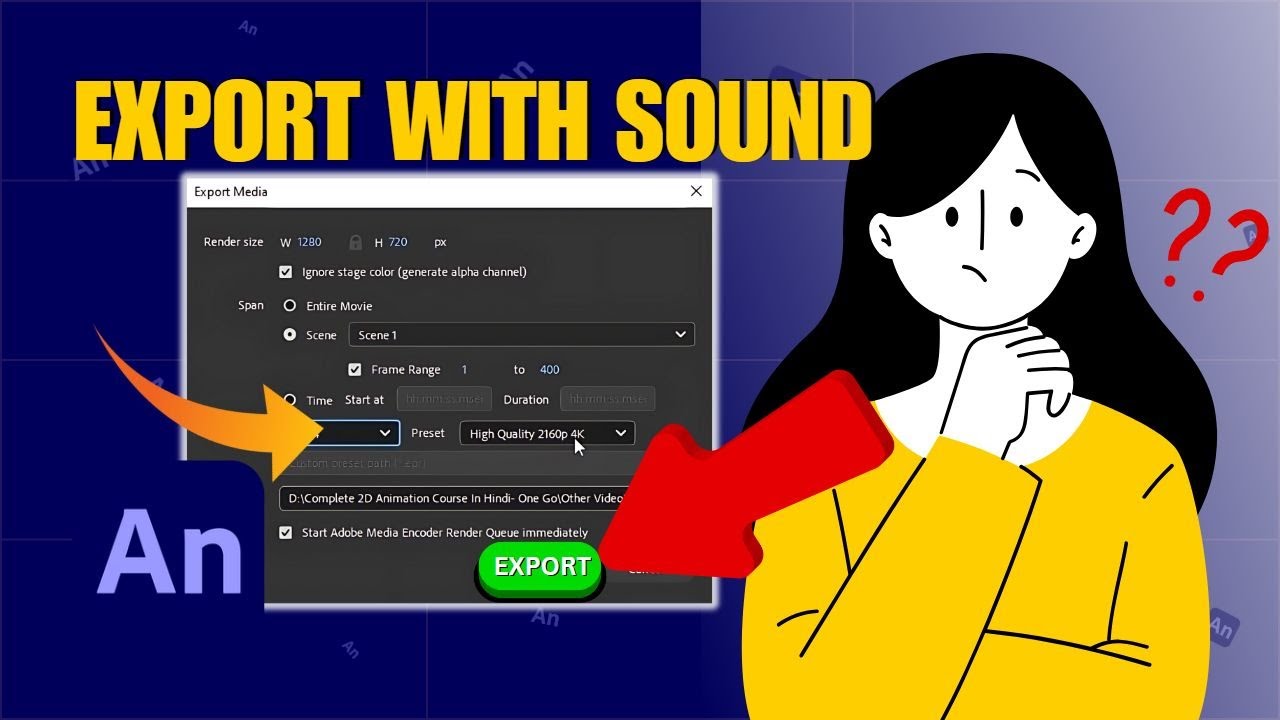 Adobe Animate Video Export: How to Include Audio in Your Video