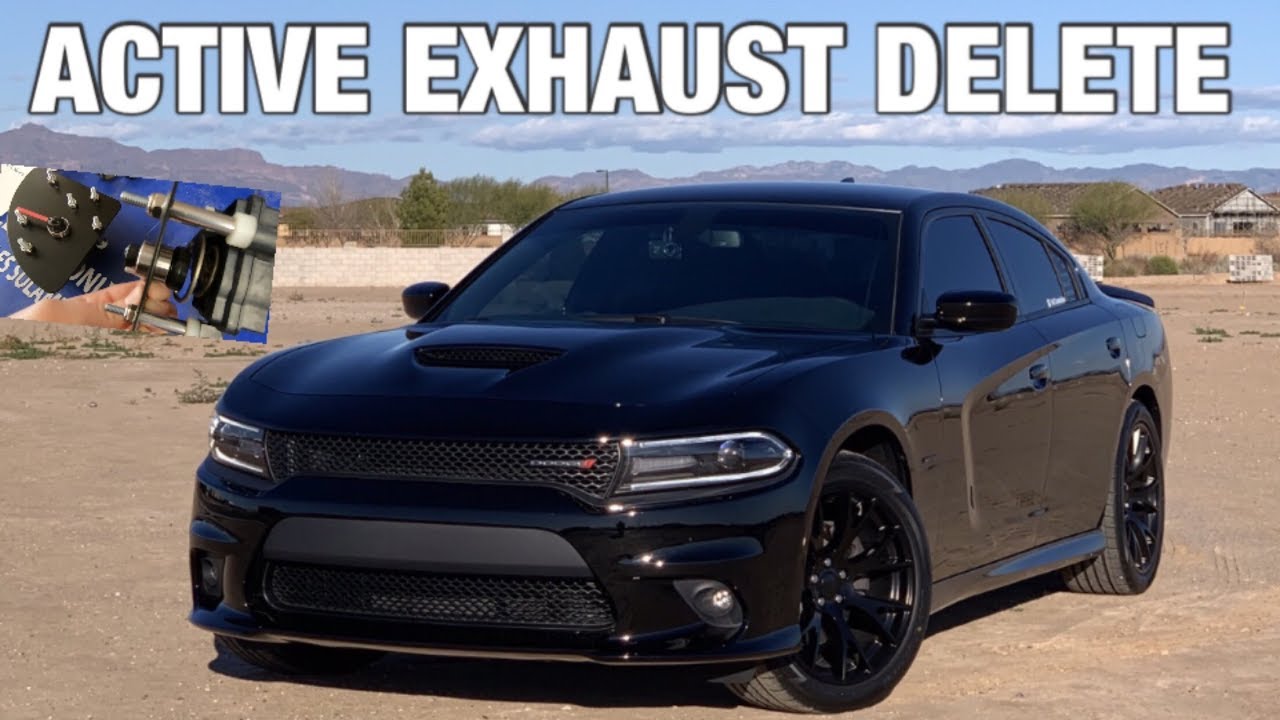 Удаление активной выхлопной системы на моём Dodge Charger RT Plus 2019 года — комплект симулятора...