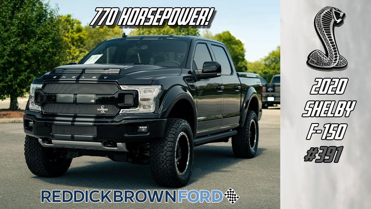 The Supercar of the truck world! 2020 Shelby F-150 with 770hp in BLACK!