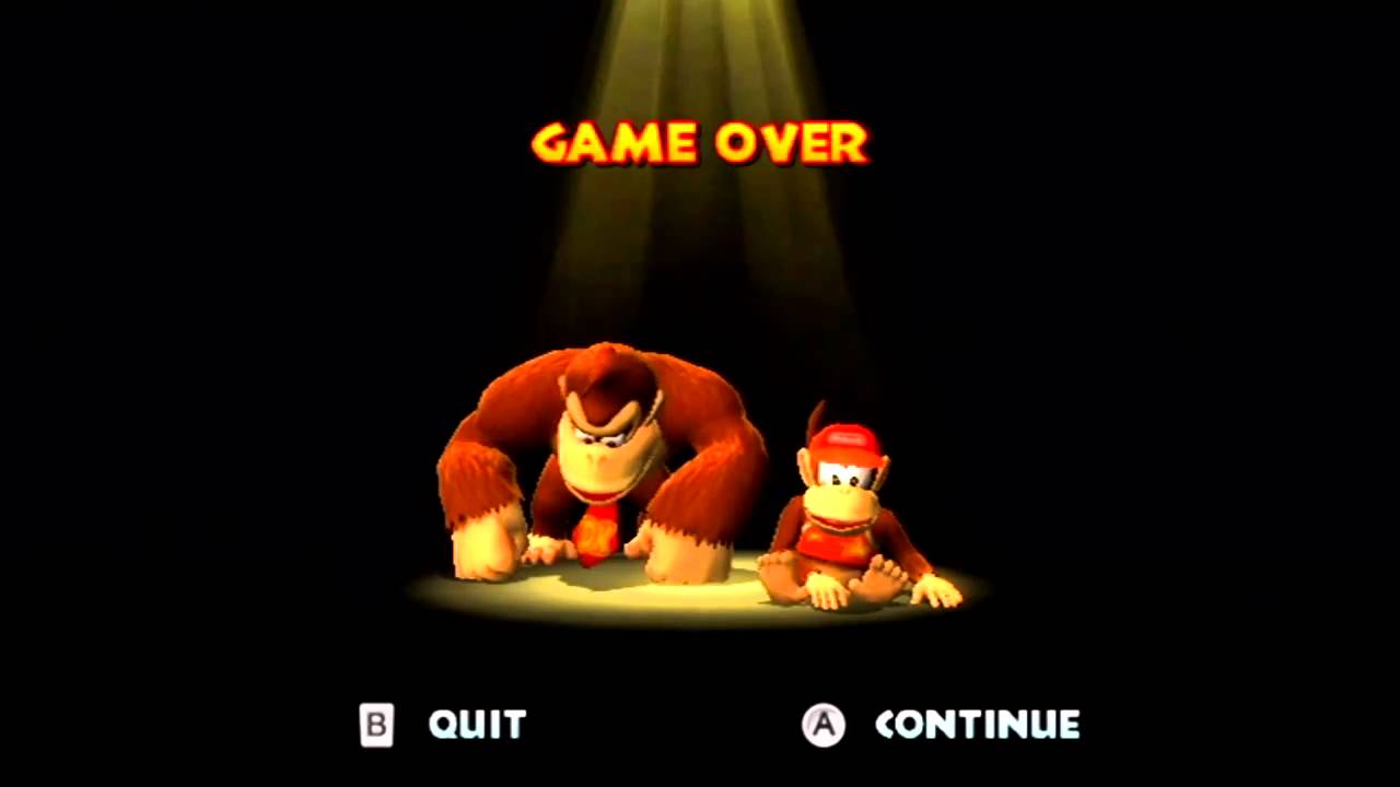 Donkey Kong Country Returns - Game Over