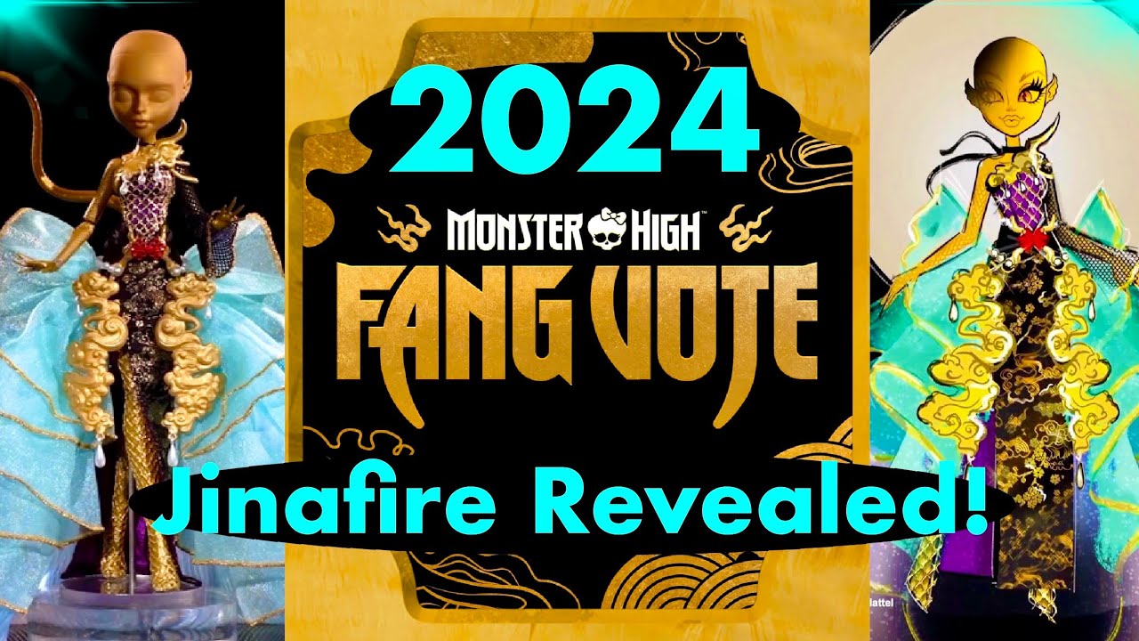 🎀💀MONSTER HIGH💀🎀| 2024 NEWS❗️| Fang Vote COLLECTOR Jinafire Long Doll REVEALED!! 🔥🍵
