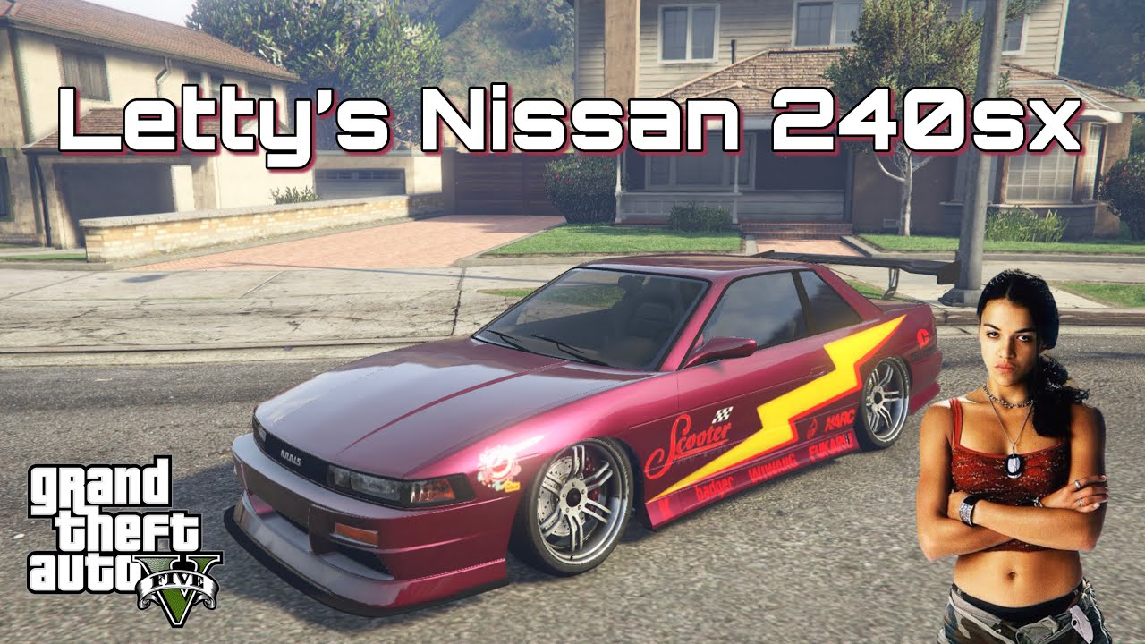 How To Make Letty’s Nissan 240sx (The Fast & The Furious) On GTA 5 l Hana x Bana