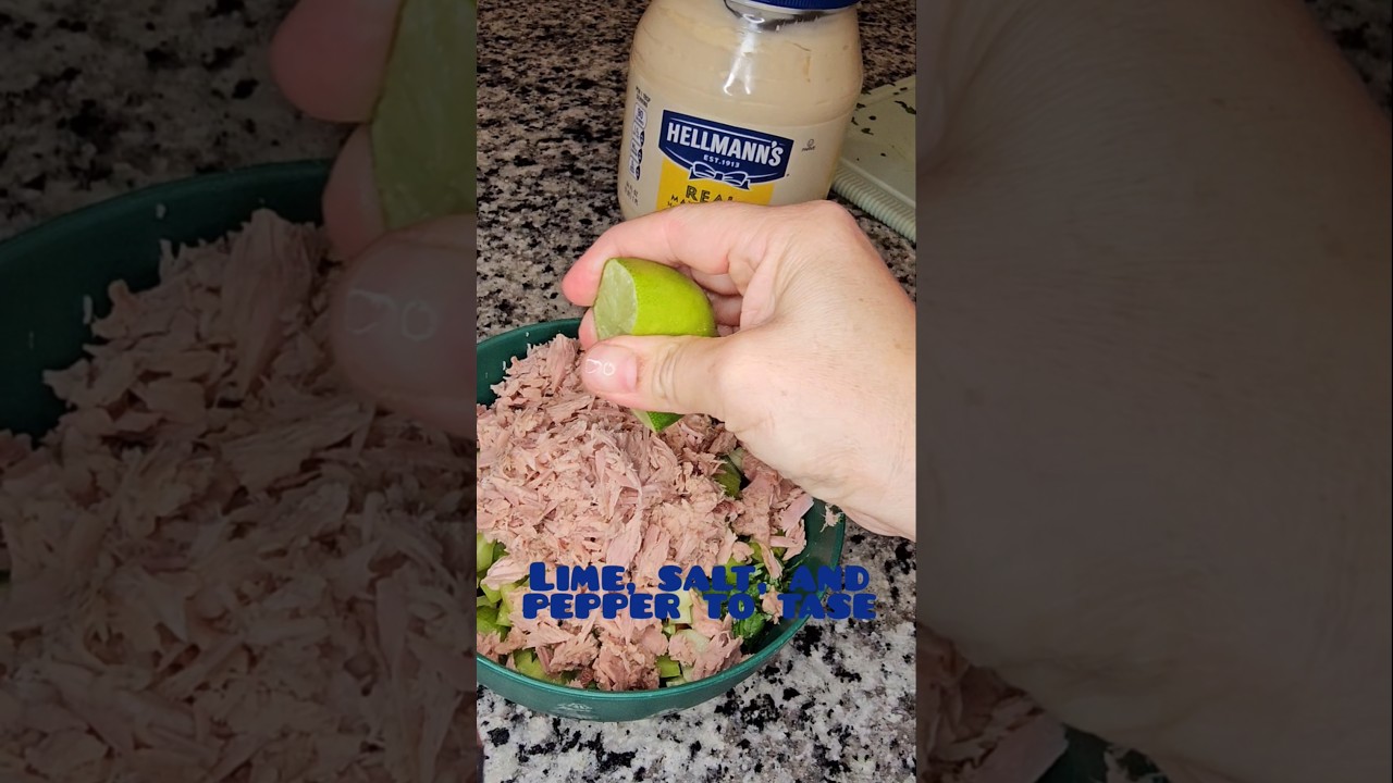 Super awesome tuna salad, low carb, high protein 