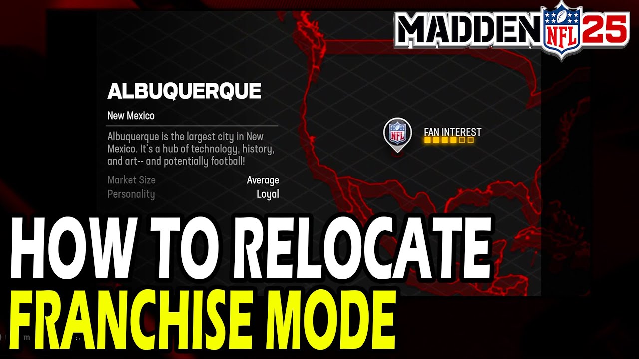 Как переместиться в режиме франшизы в Madden 25
