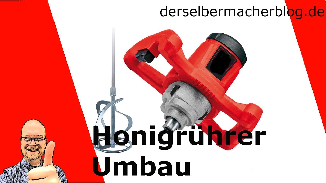 Imkerei: Honigrührer günstig (Elektrisch, M14 Adapter, Einhell TC-MX 1200 E)