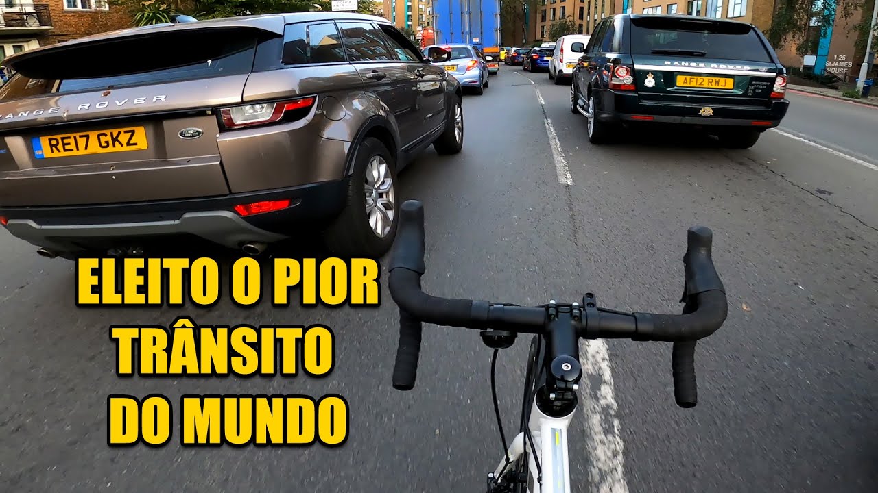 BIKE VLOG NO TRÂNSITO ELEITO O PIOR DO MUNDO