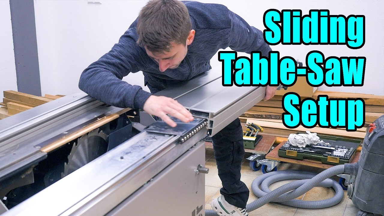 Setup & Adjusting a Sliding Table Saw