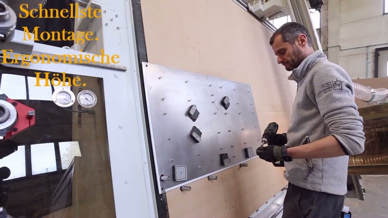 Vertikale CNC Maschine TECNO TEAM Easy Nest 3021