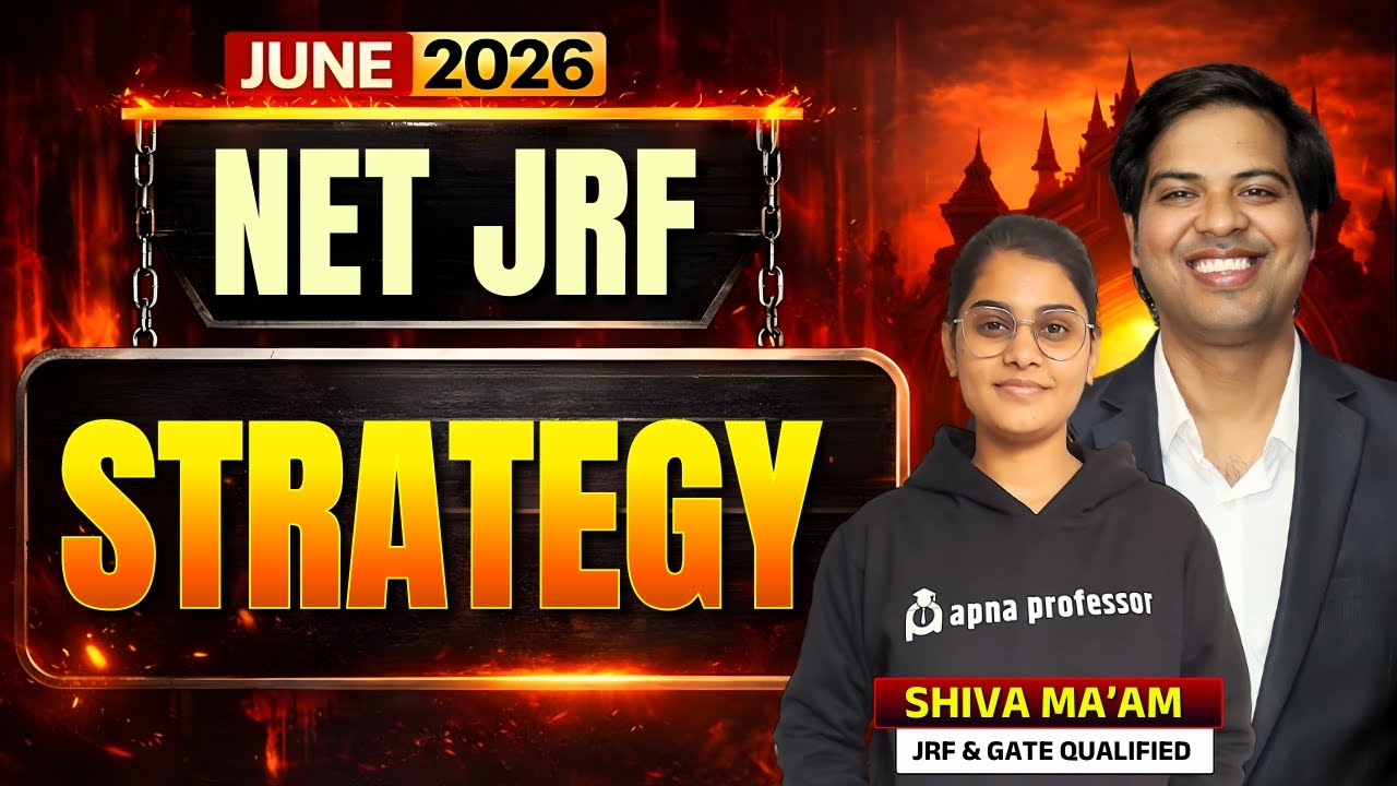 NET JRF June 2026 Strategy 🔥 Complete Plan to Crack JRF in First Attempt