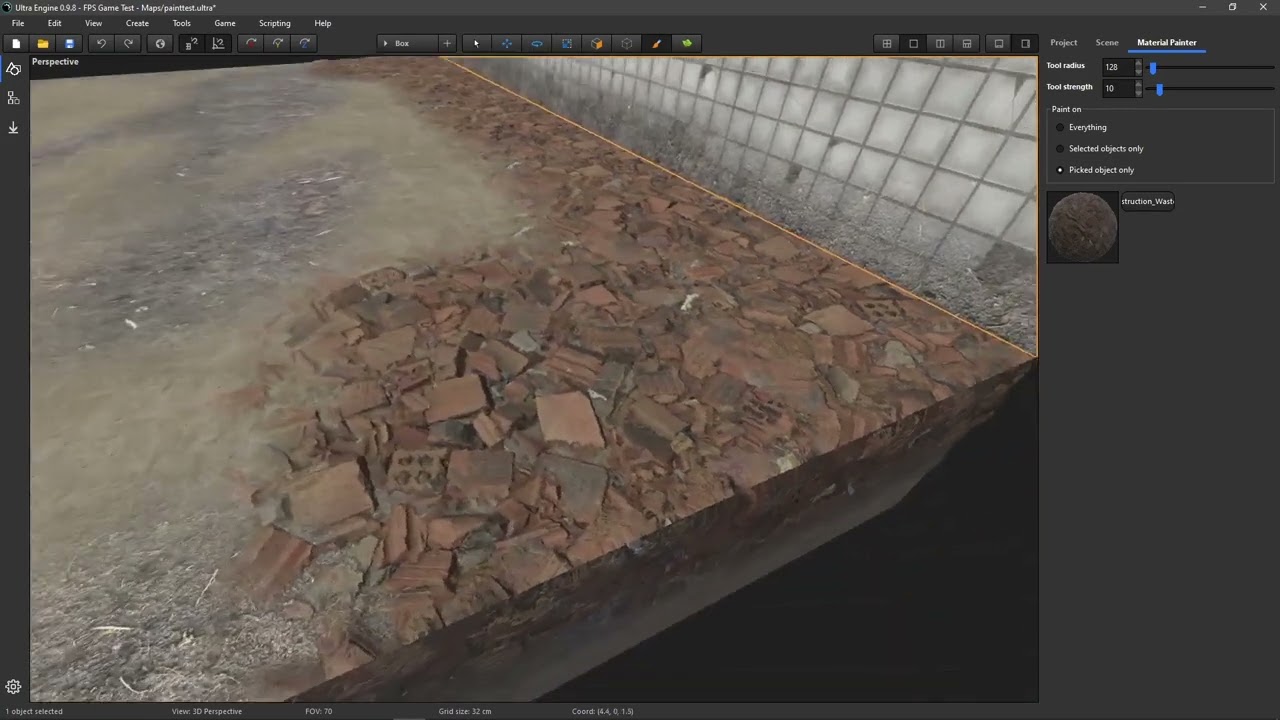 Material Painting in Ultra Engine