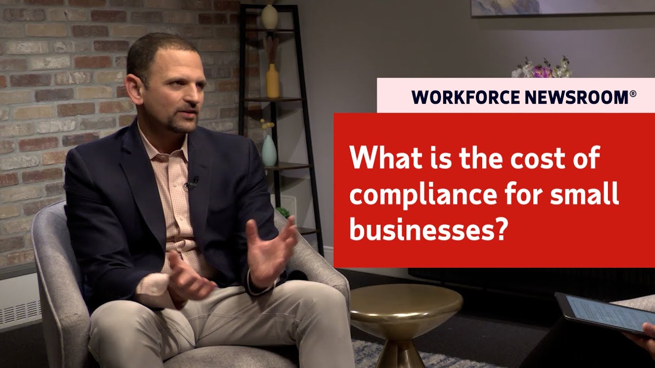 What is the cost of compliance for small businesses?