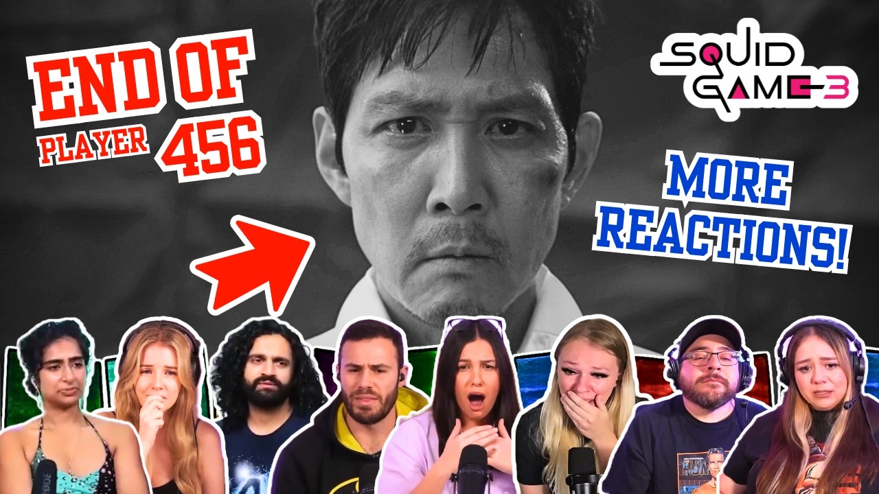 Player 456’s Final Goodbye! (Gi-Hun's Death) MORE REACTIONS!
