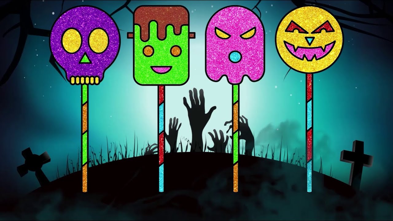 Cara Menggambar Permen Halloween 🍭 Belajar Anak |  | Seni Chiki - Chiki Art Bahasa