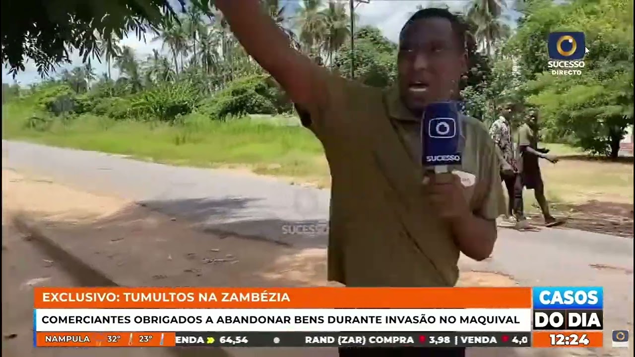POPULAÇÃO QUE EXIGE CHUVA AMARRADA FINTA UIR E GÁS LACRIMOGÉNEO ASSUSTA PACIENTES NO CENTRO DE SAÚDE