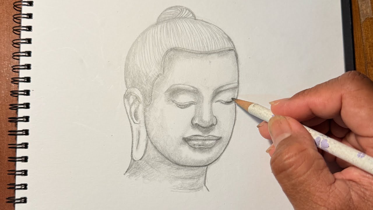 Learn to draw the Jayavarman7th of Angkor