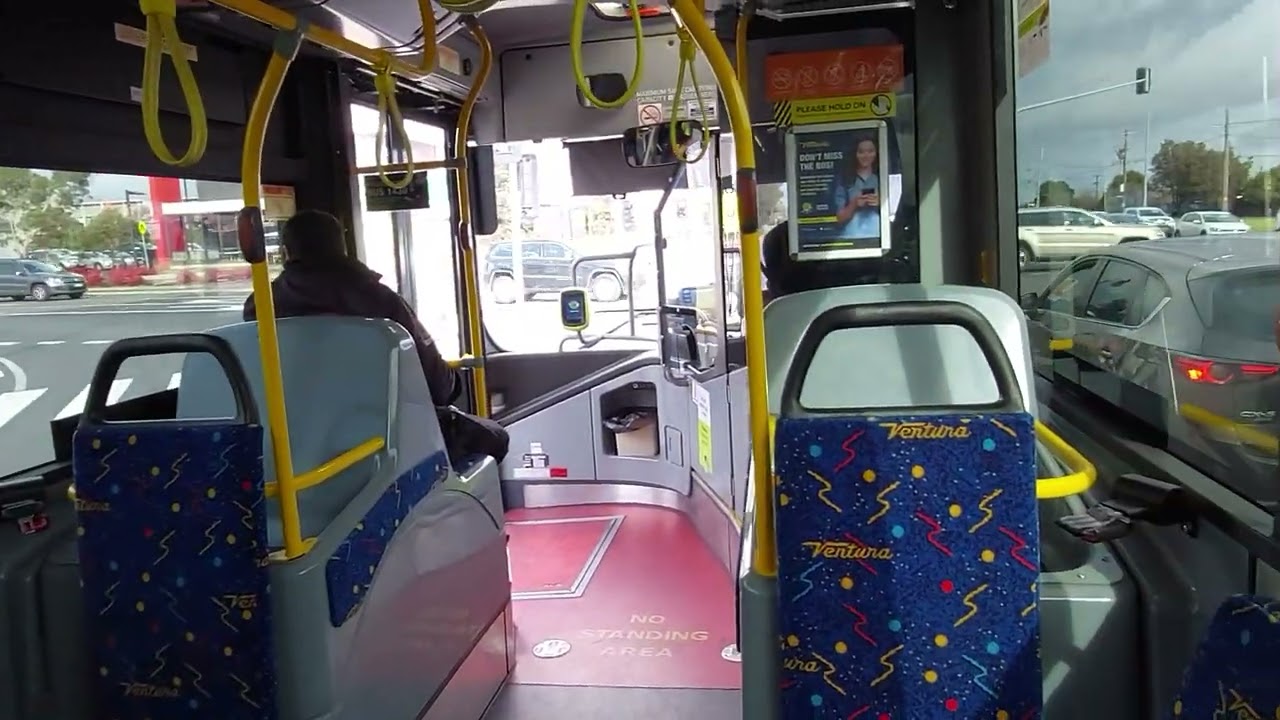 Bus 824 ride from Clayton station, to Parkmore shopping centre, Keysborough. Melbourne, Australia.