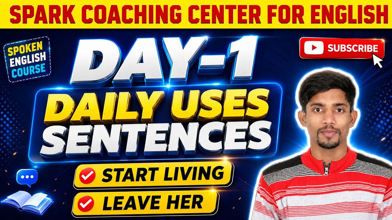 DAY- 1|| Daily Uses Sentences || English || Practice