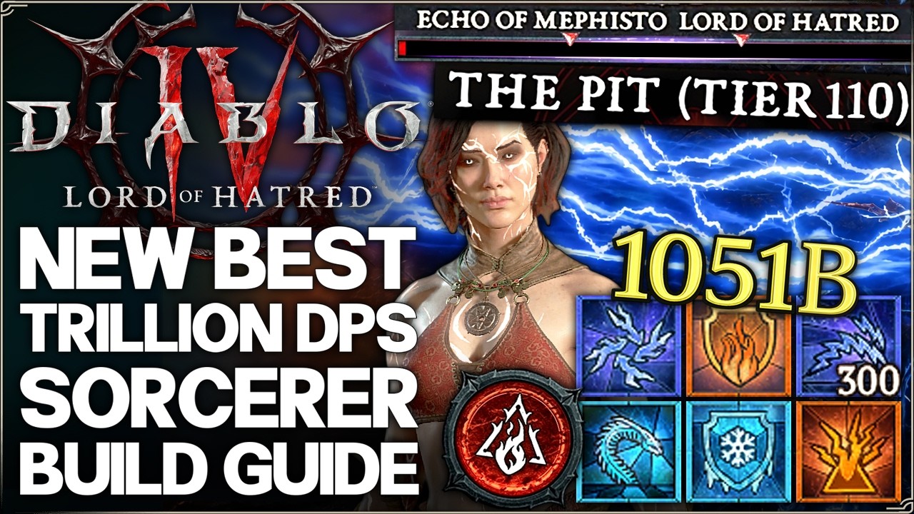 Diablo 4 - Новый лучший билд для волшебника с триллионным уроном - Мета 13 сезона, бесконечная мо...