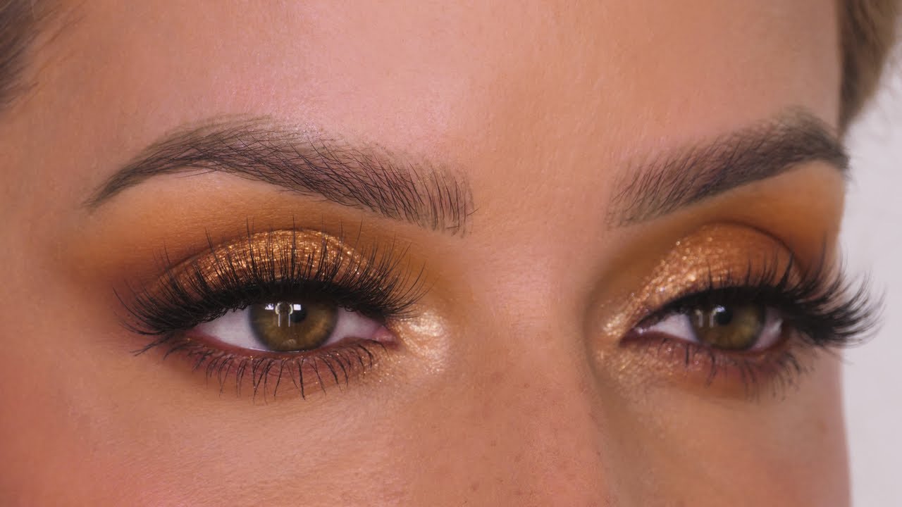Golden Eyeshadow & Sun-Kissed Skin Makeup Tutorial | Shonagh Scott AD