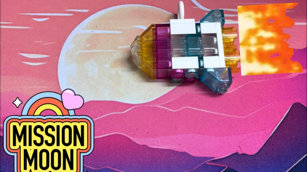 Lego rocket mission moon 
