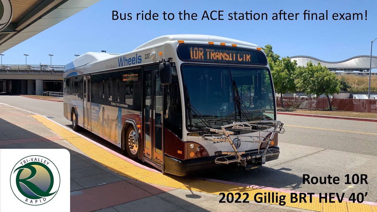 Full Route (E): Wheels on Rapid! Tri-Valley Wheels 2209 on Route 10R - 2022 Gillig BRT HEV 40’