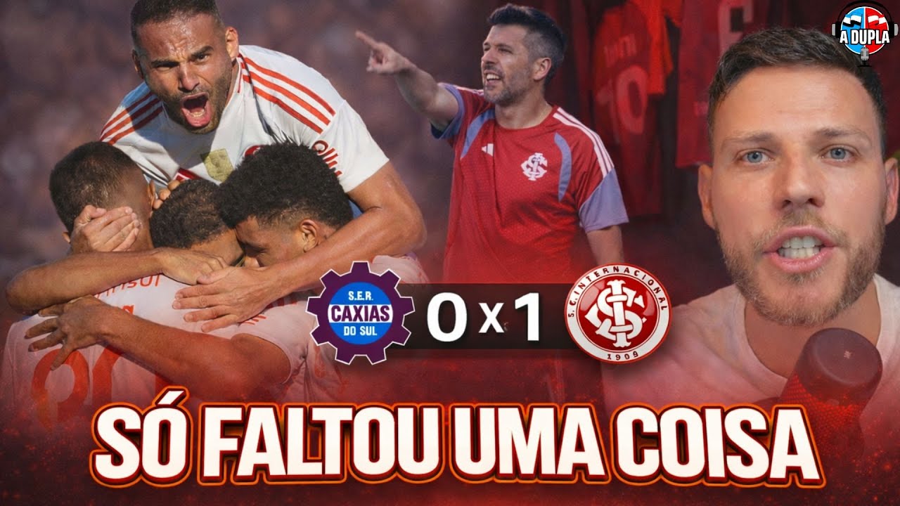 🔴⚪ Inter 1x0 Caxias: 🔥Melhor time do Gauchão até aqui | O erro de Pezzolano | O melhor garoto!