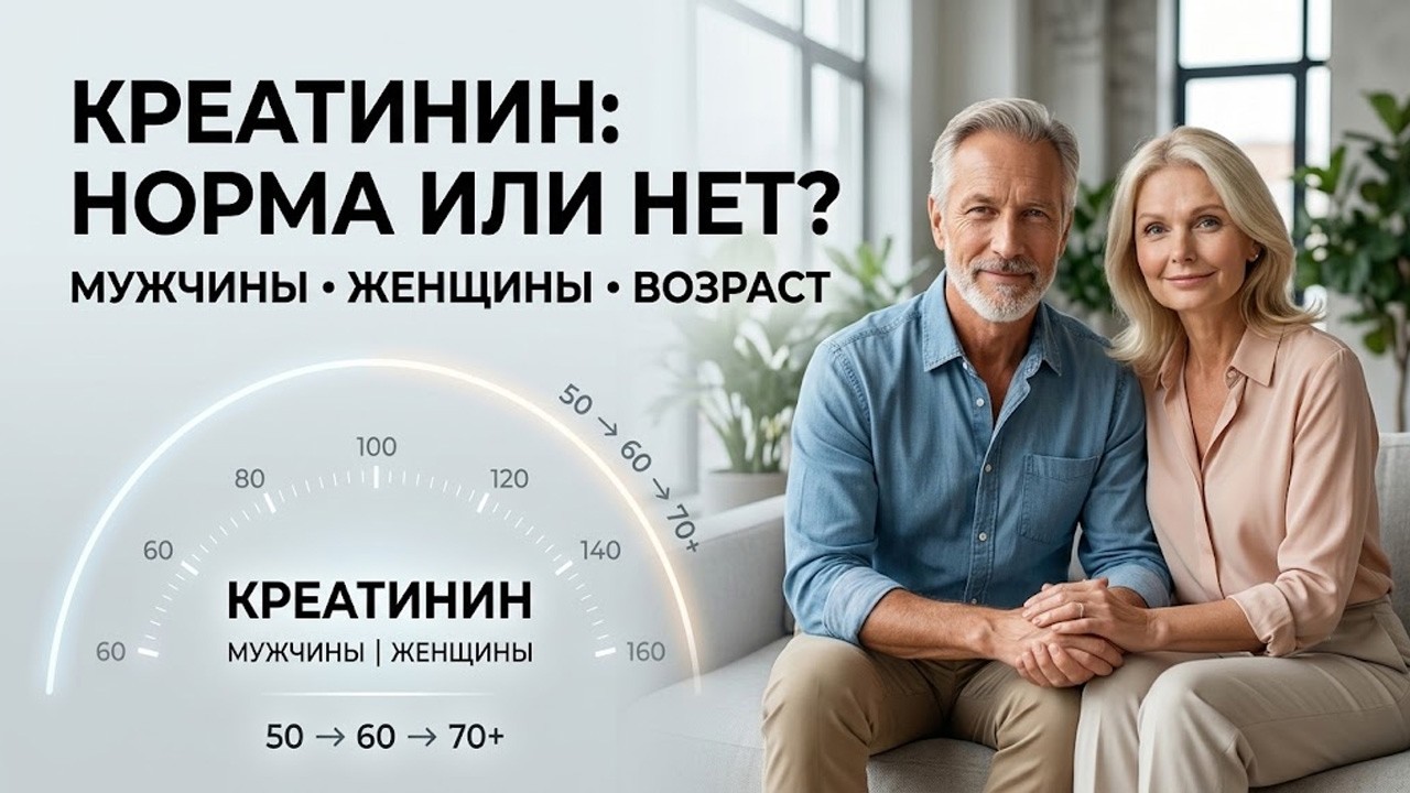 Креатинин у мужчин и женщин: нормы, возраст и скрытые ошибки анализов.