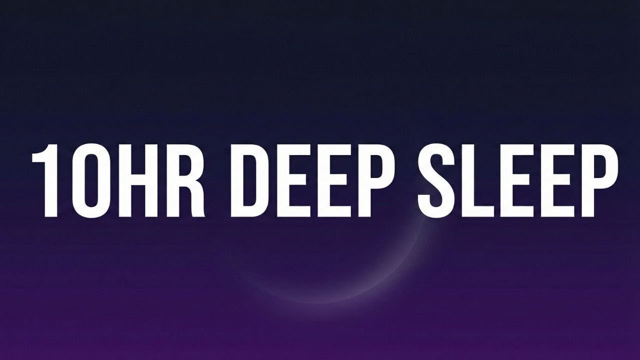 Brown Noise 10 Hours Black Screen | Racing Thoughts Finally Stop