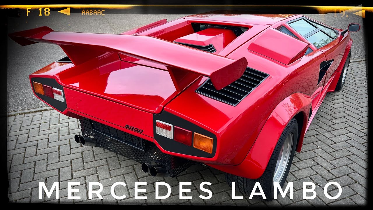Lambo-mercedes badass Countach Replica