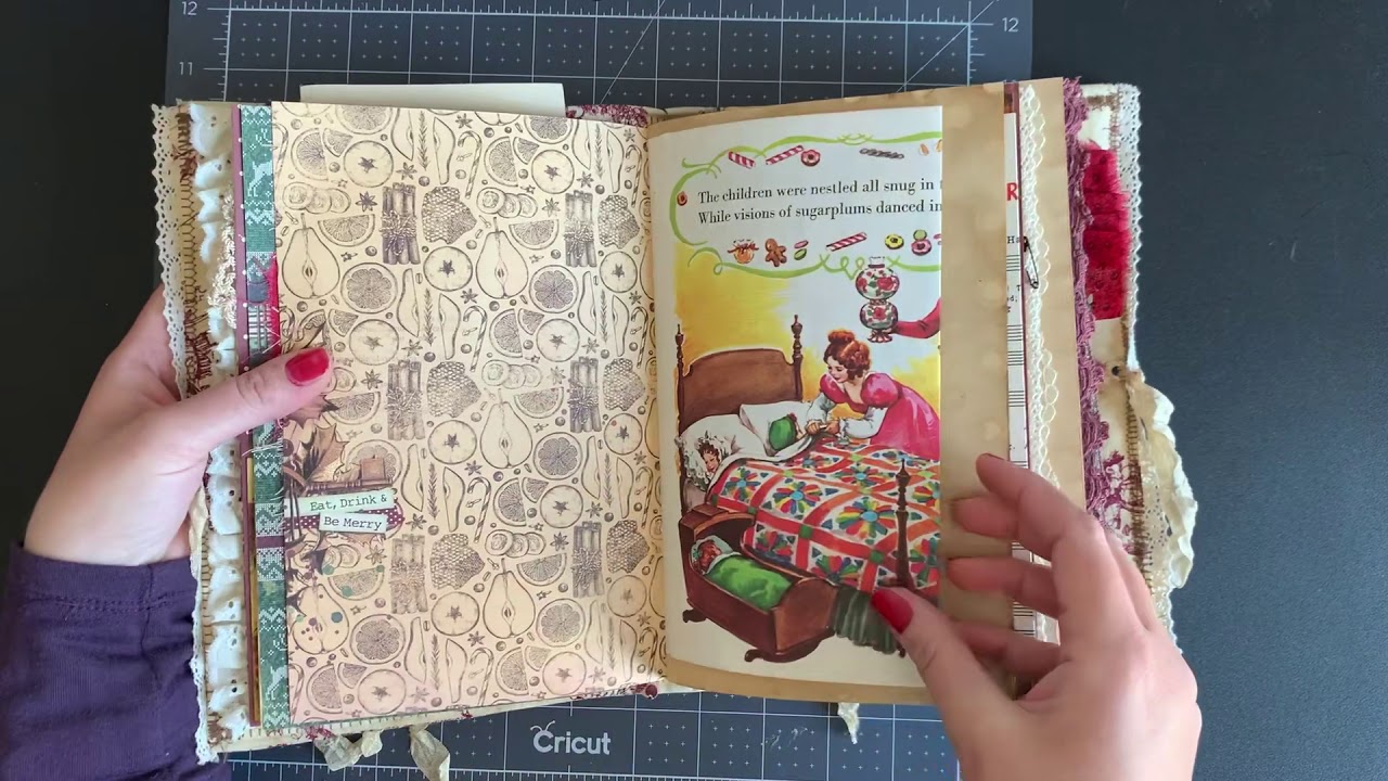 Christmas junk journal flip through - December Daily