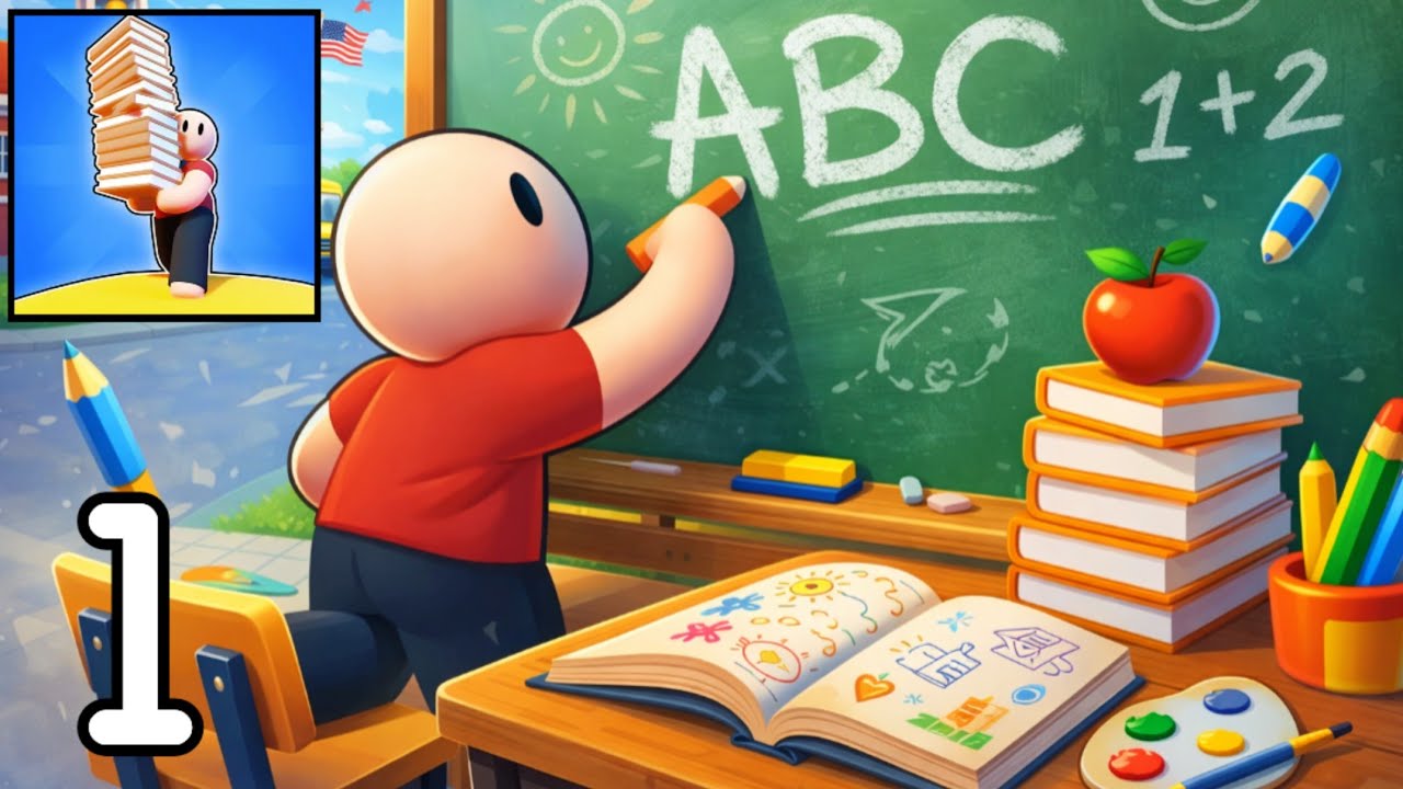 My Little School - Gameplay Walkthrough  - Education Power (iOS, Android) Part-1 