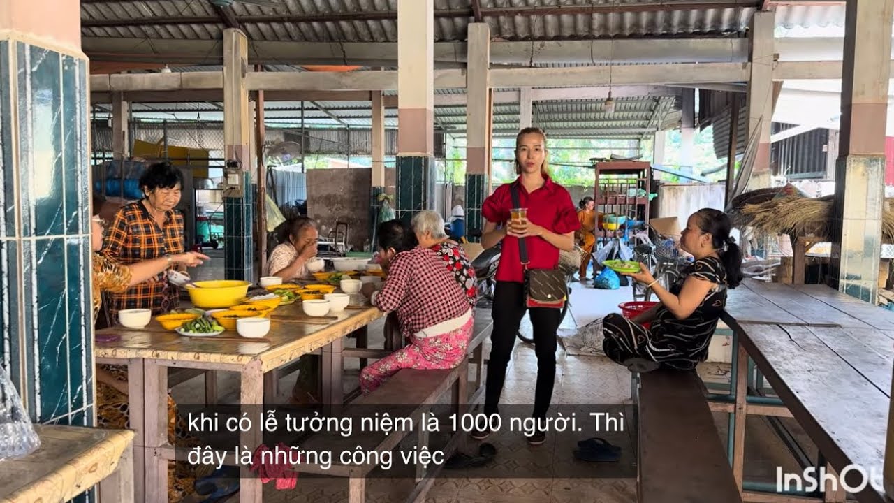 Temple , working , cook , vegetable , chùa thành hoa tự , món chay , nấu ăn , phụ bếp 