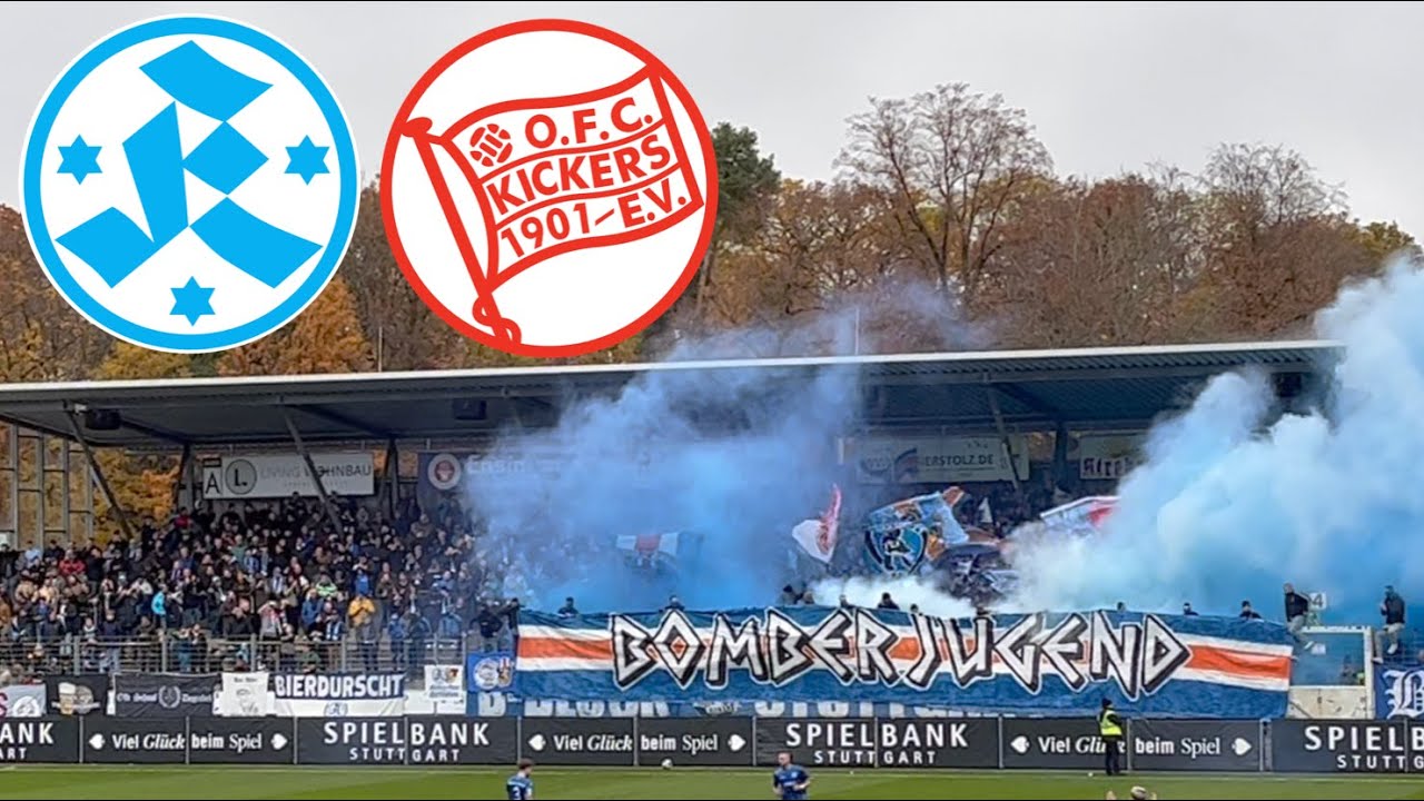 Rückspiel im Duell der Kickers! Stuttgarter Kickers vs Kickers Offenbach Groundhopping 19.11.23