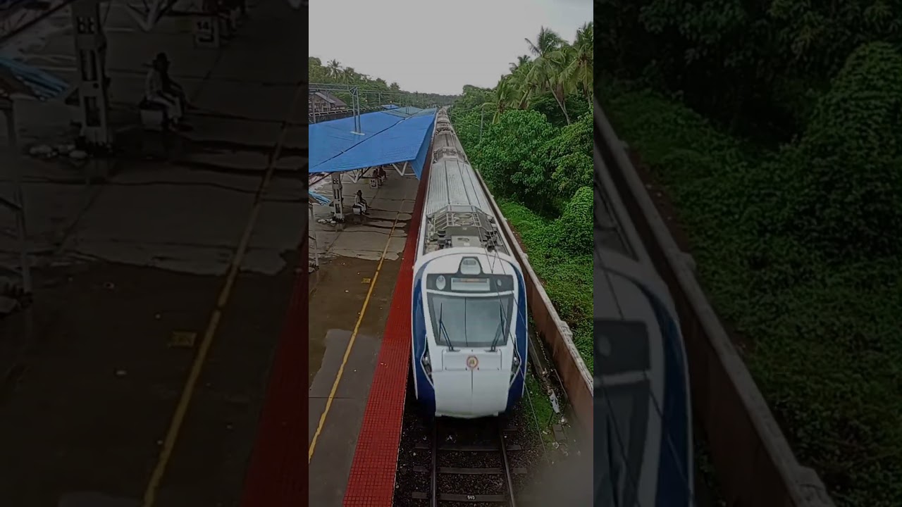 Tanur railway station in mansoon#Tanur