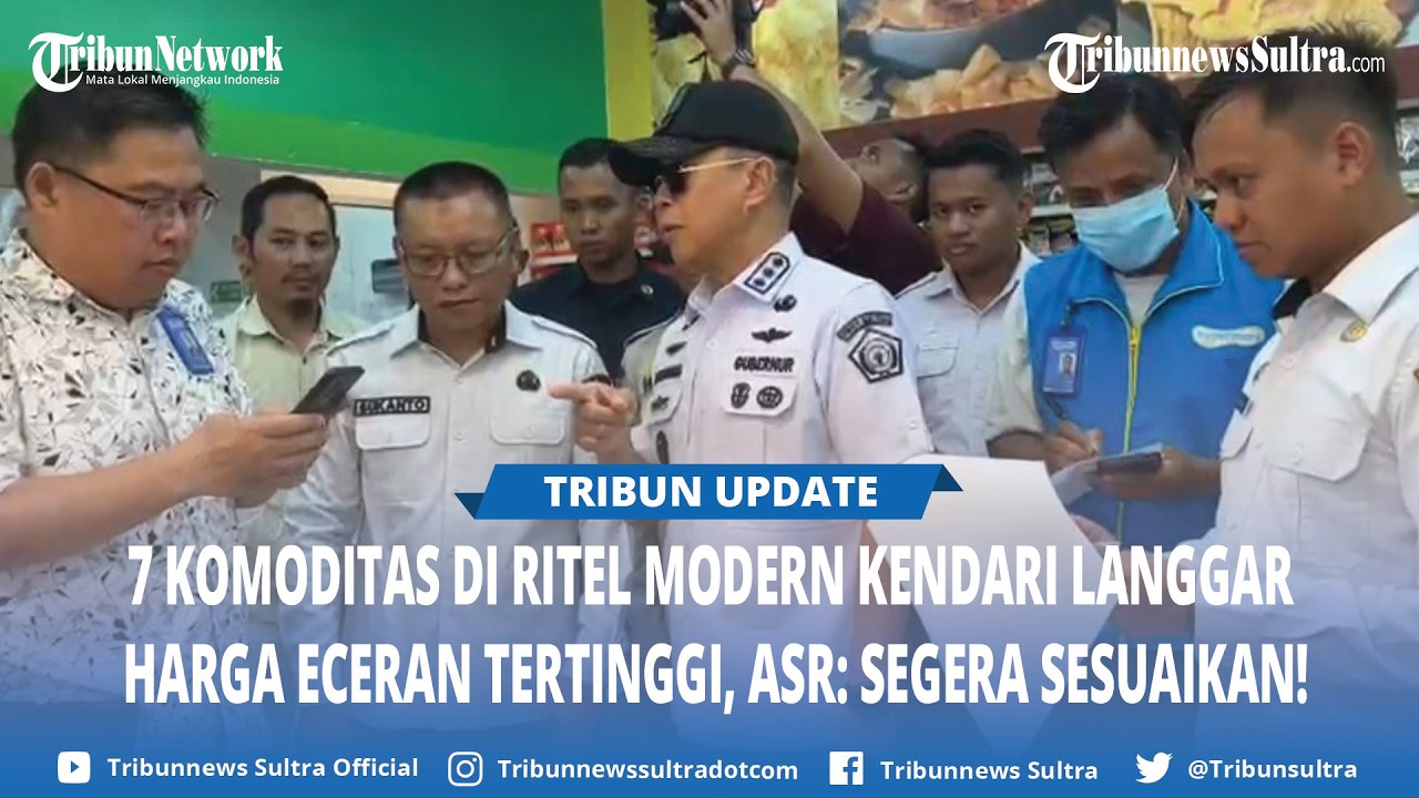 7 Komoditas Langgar HET Saat Sidak Pangan di Kendari, Pemprov Sultra Minta Harga Sesuai atau Sanksi