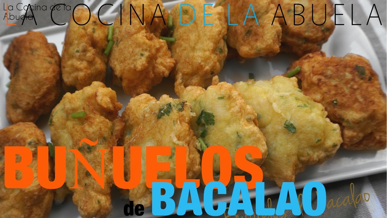 Buñuelos de bacalao  Receta fácil