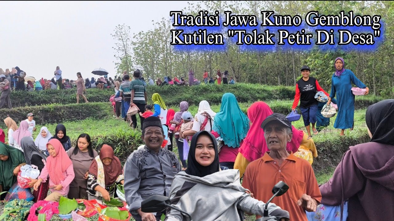 Tradisi Gemblong Kutilen Untuk Tolak Petir Saat LABOHAN (Masuk Musim Hujan) Desa Nglebur Blora 01